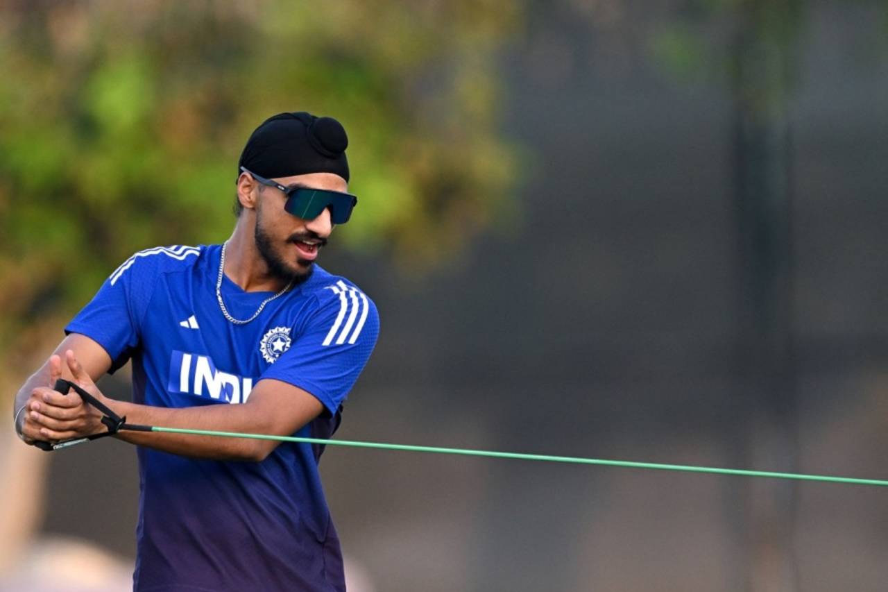 Arshdeep Singh trains, Abu Dhabi, September 18, 2025