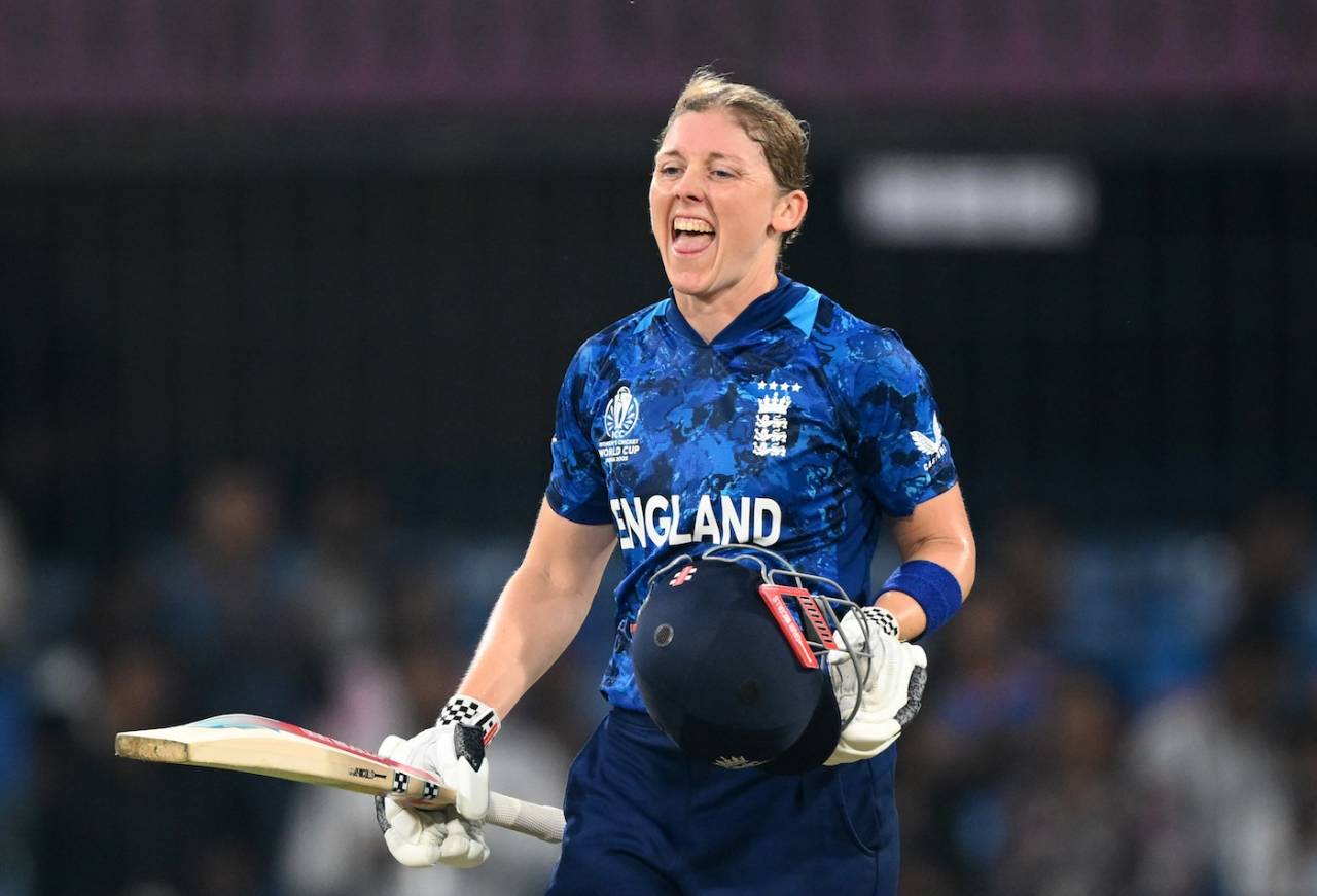 Heather Knight brought up a quick century, India vs England, Women's ODI World Cup, Indore, October 19, 2025
