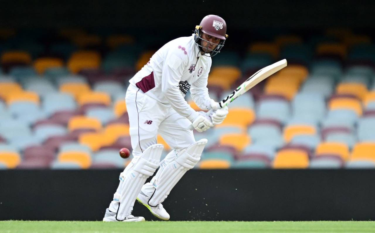 Usman Khawaja made 87, Queensland vs New South Wales, Brisbane, Sheffield Shield, October 30, 2025 