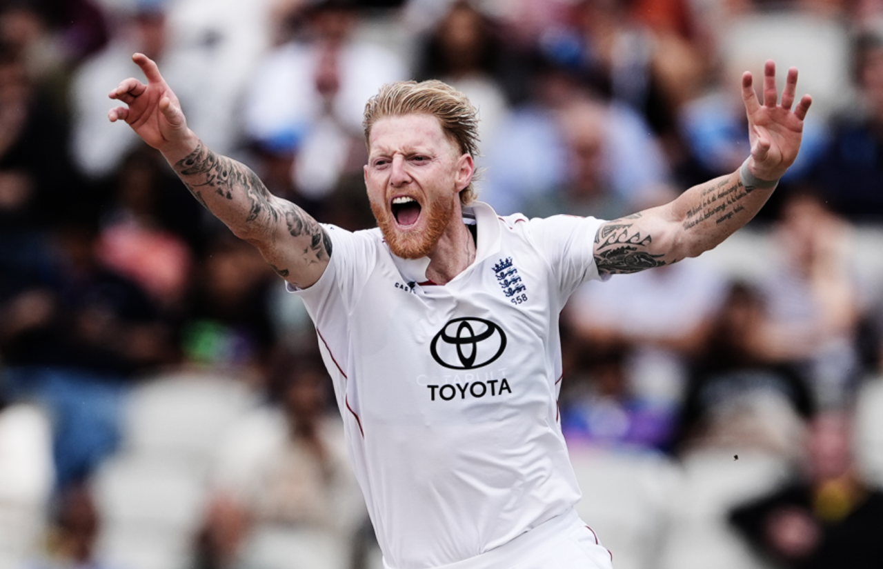 Ben Stokes appeals, England vs India, 4th Test, Manchester, 5th day, July 27, 2025