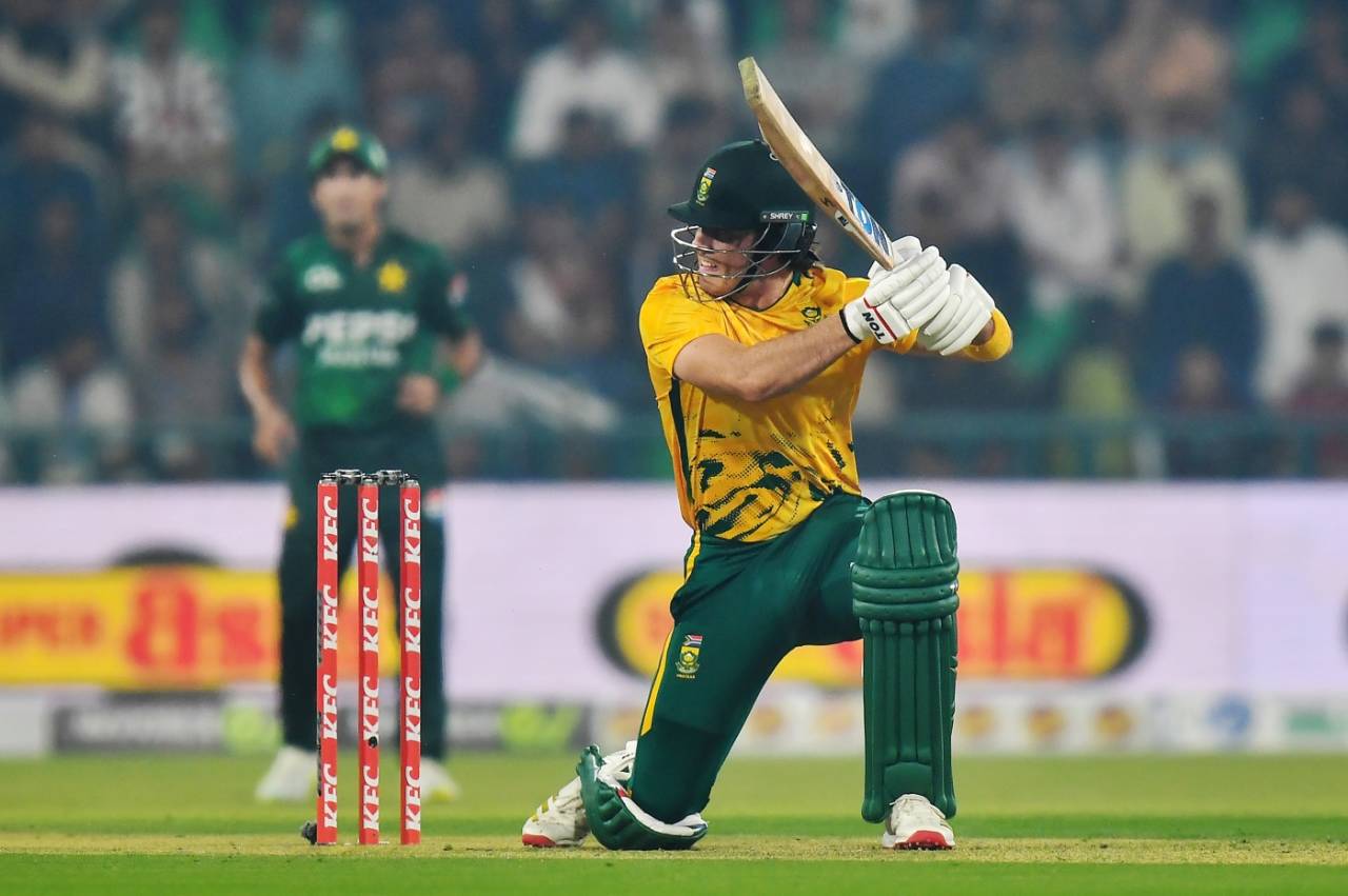 Dewald Brevis was the only South Africa batter to pass 20, Pakistan vs South Africa, 2nd T20I, Lahore, October 31, 2025