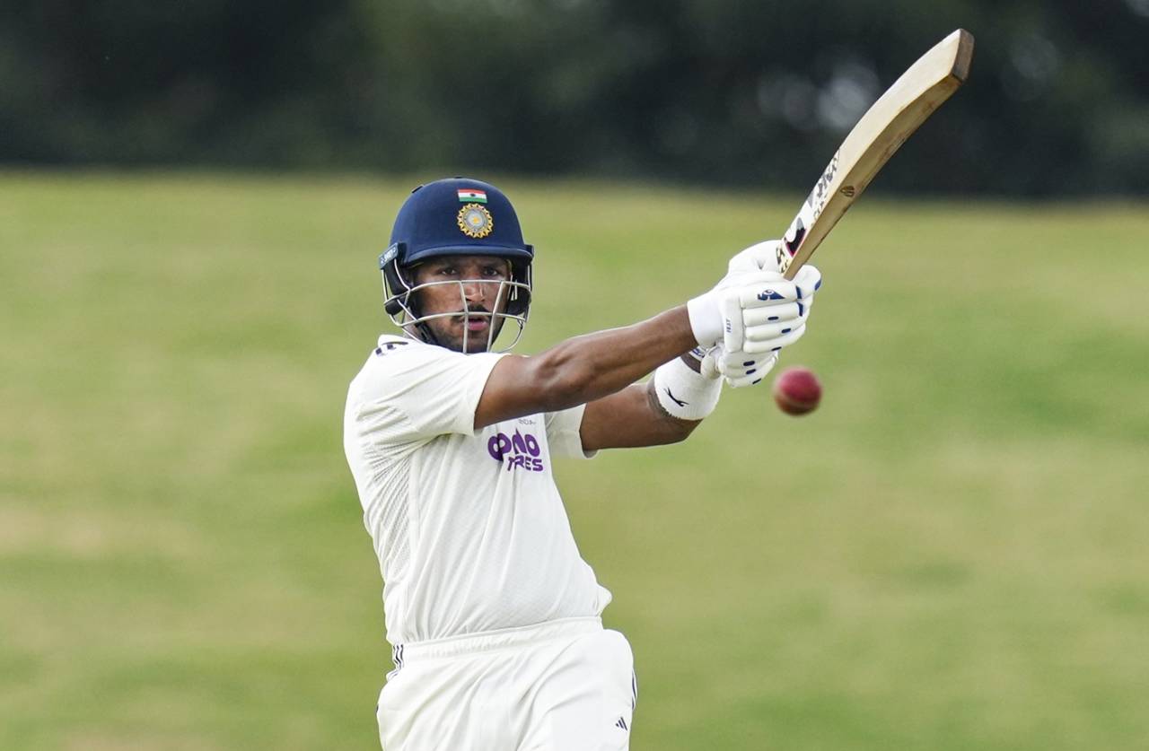 Dhruv Jurel pulls one away, India A vs South Africa A, 2nd unofficial Test, 1st day, CoE 1, November 6, 2025