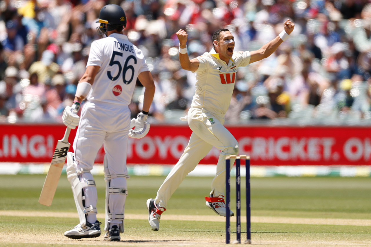 Scott Boland took the wicket to win the series, Australia vs England, 3rd Test, Adelaide, 5th day, December 21, 2025