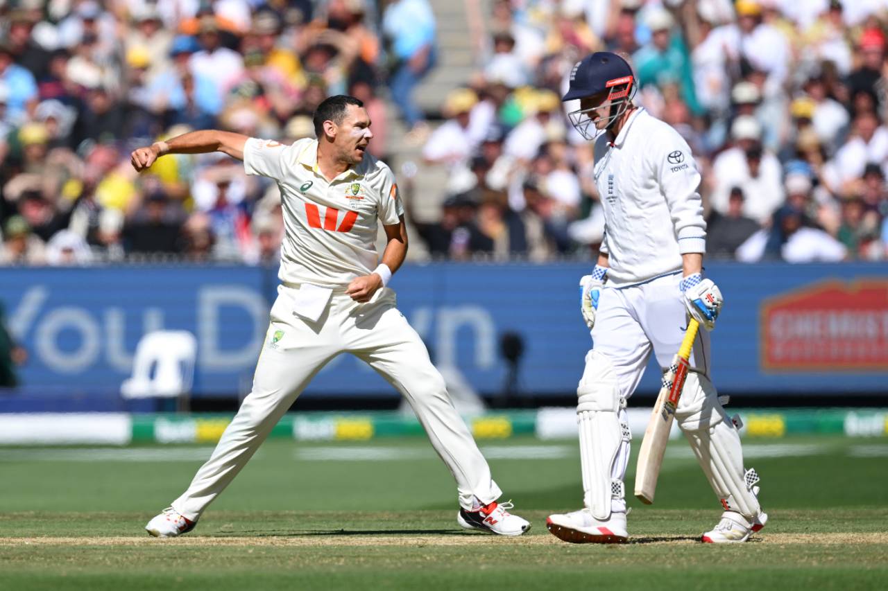 Scott Boland claimed the big wicket of Harry Brook, Australia vs England, 4th Test, Melbourne, 1st day, December 26, 2025