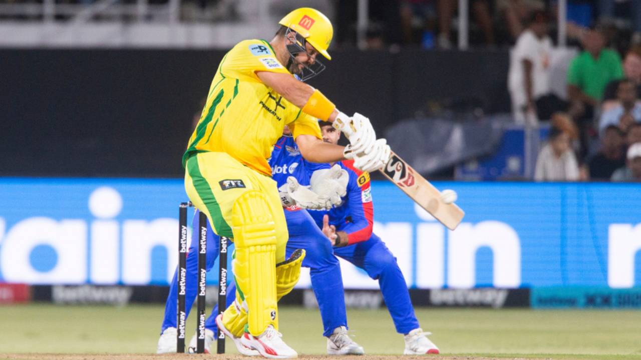 Rilee Rossouw powered the Super Kings chase, Durban's Super Giants vs Joburg Super Kings, SA20 2026, Durban, December 30, 2025