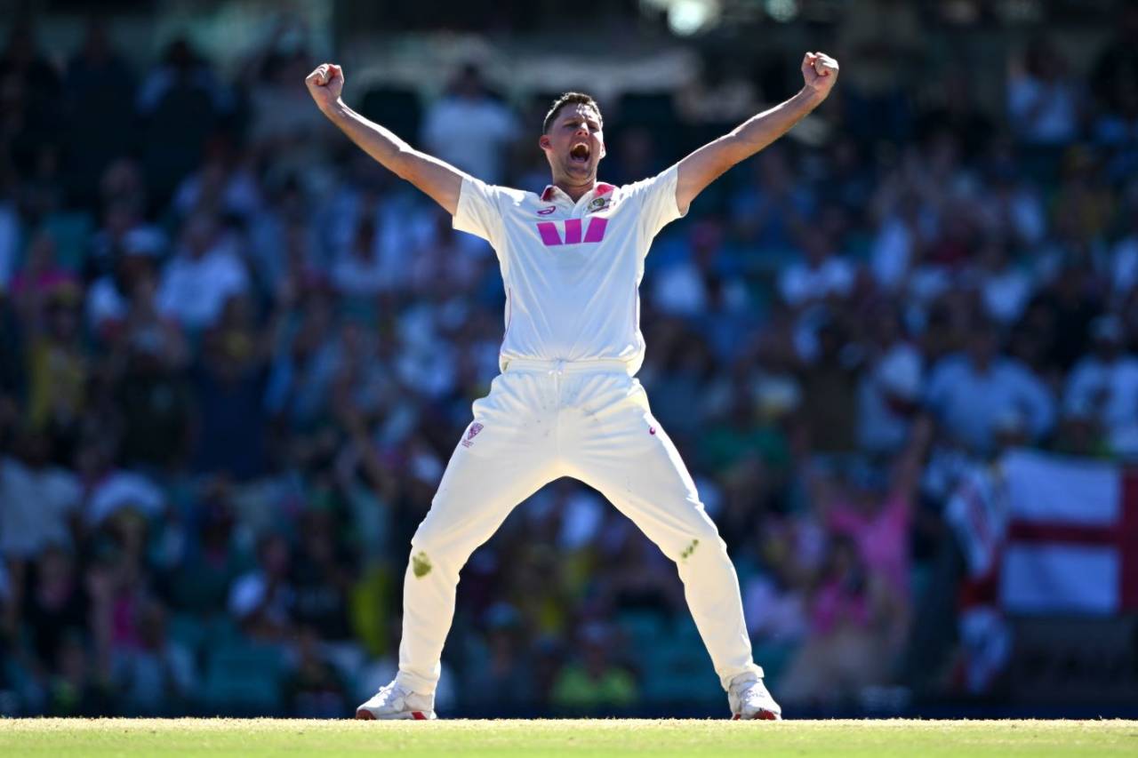 Beau Webster took two wickets in an over, Australia vs England, 5th Test, Sydney, January 7, 2025