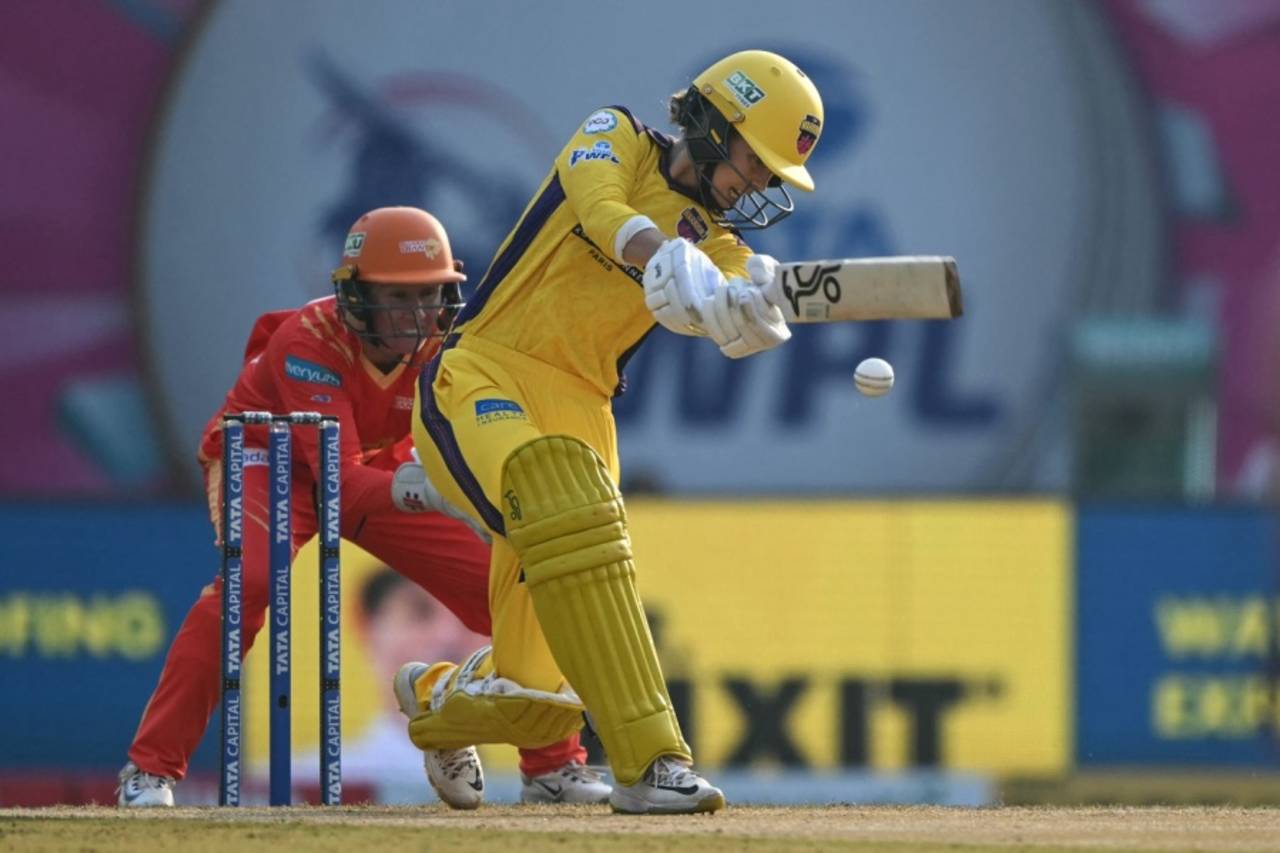 Phoebe Litchfield hit a fighting half-century, Gujarat Giants vs UP Warriorz, WPL, Navi Mumbai, January 10, 2026