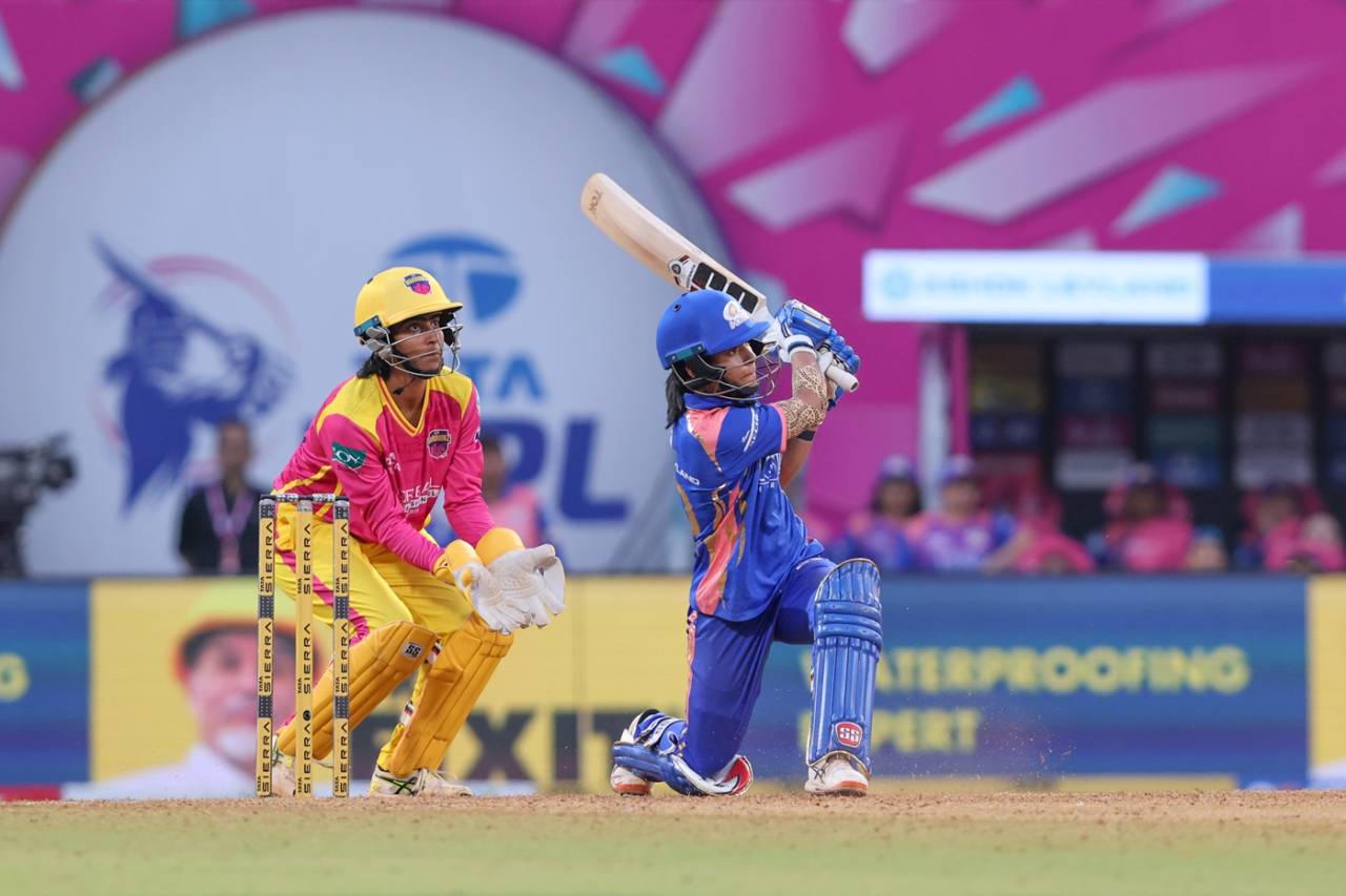 Amanjot Kaur came out all guns blazing, Mumbai Indians vs UP Warriorz, WPL, Navi Mumbai, January 17, 2026