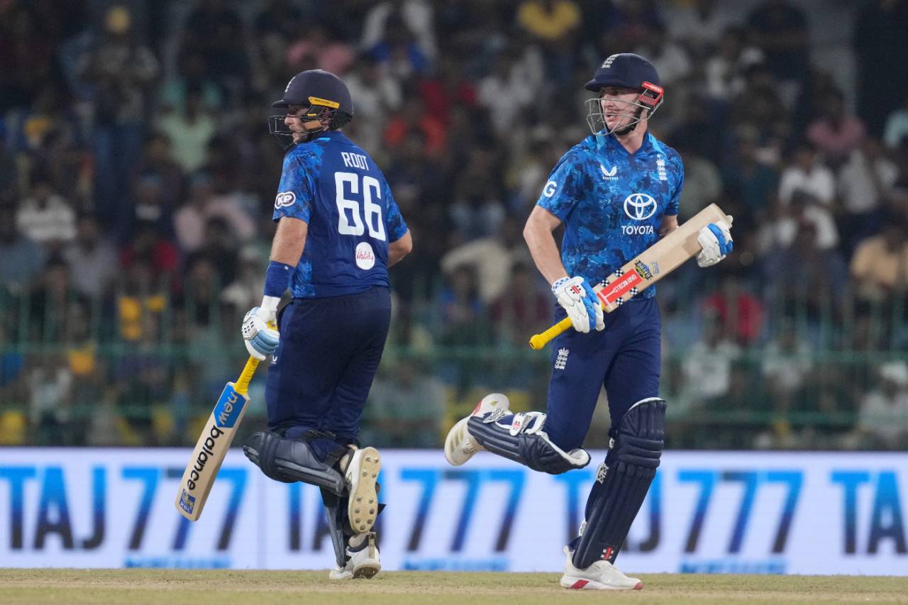 Harry Brook and Joe Root were the key partnership in England's chase, Sri Lanka vs England, 2nd ODI, Colombo, January 24, 2026