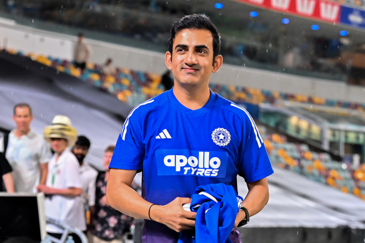 Gautam Gambhir smiles, Australia vs India, 5th T20I, Brisbane, November 8, 2025