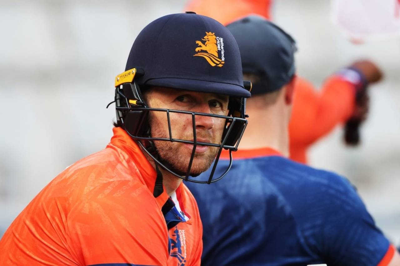 Max O'Dowd looks on, Bangladesh vs Netherlands, 2nd T20I, Sylhet, September 1, 2025