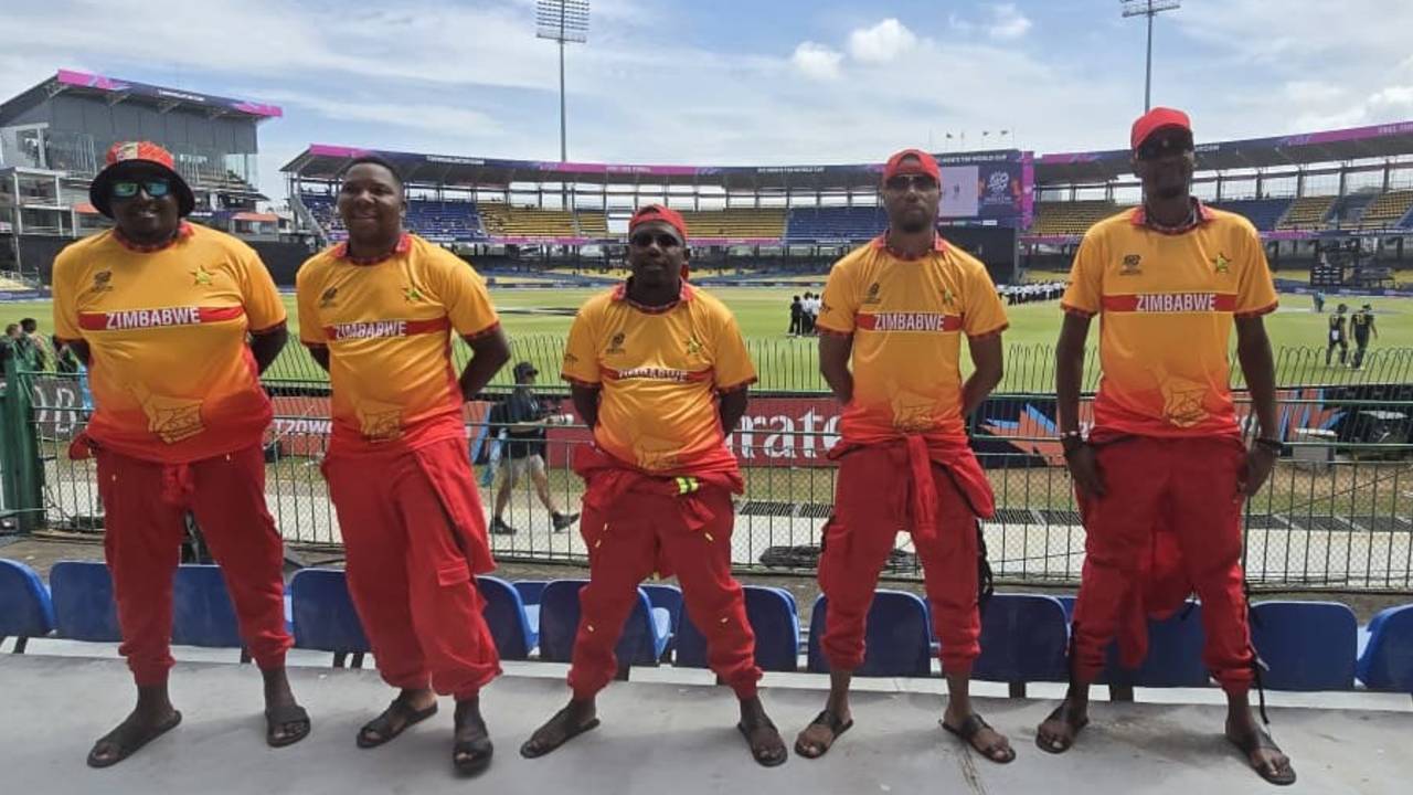 A few travelling members of the Castle Corner, Sri Lanka vs Zimbabwe, T20 World Cup 2026, Colombo (RPS), February 19, 2026