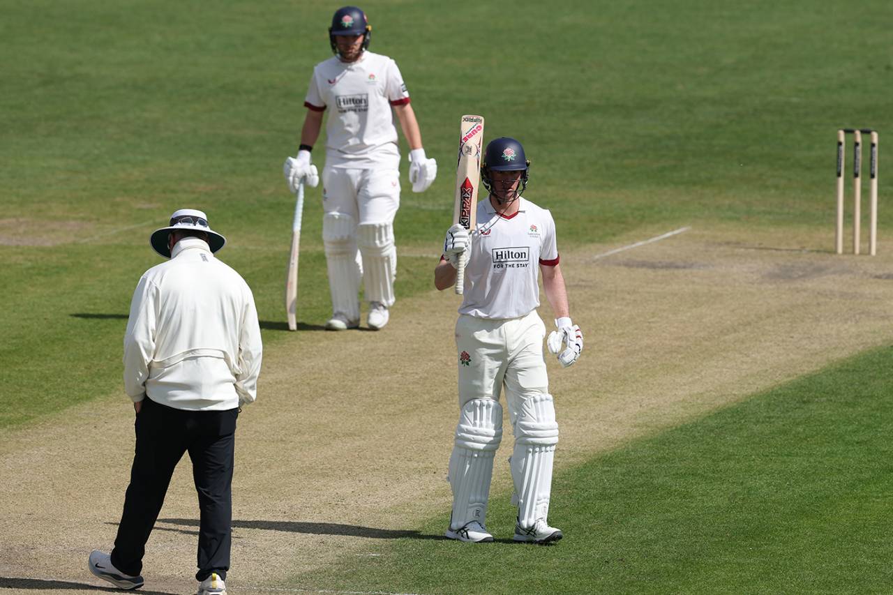 Keaton Jennings made his second half-century of the match, Gloucestershire vs Lancashire, County Championship, Division Two, Bristol, 4th day, April 20, 2026