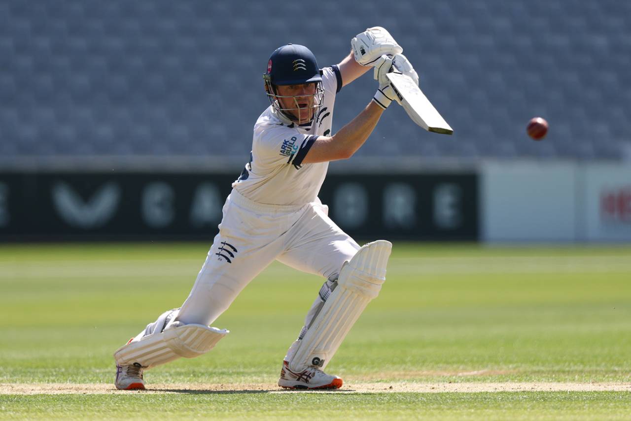 Sam Robson leans into a drive, Middlesex vs Durham, County Championship, Division Two, Lord's, May 1, 2026