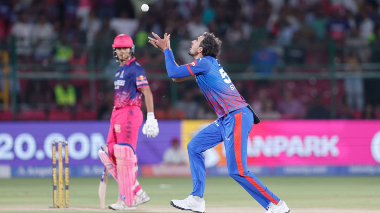 Mitchell Starc struck in his first over of the tournament, Rajasthan Royals vs Delhi Capitals, IPL 2026, Jaipur, May 1, 2026