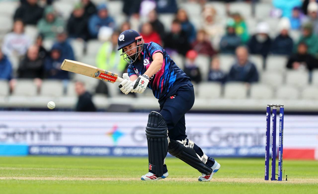 Kathryn Bryce picked up the pace of her innings, Ireland Women vs Scotland Women, Women's T20 World Cup 2026, Manchester, June 13, 2026