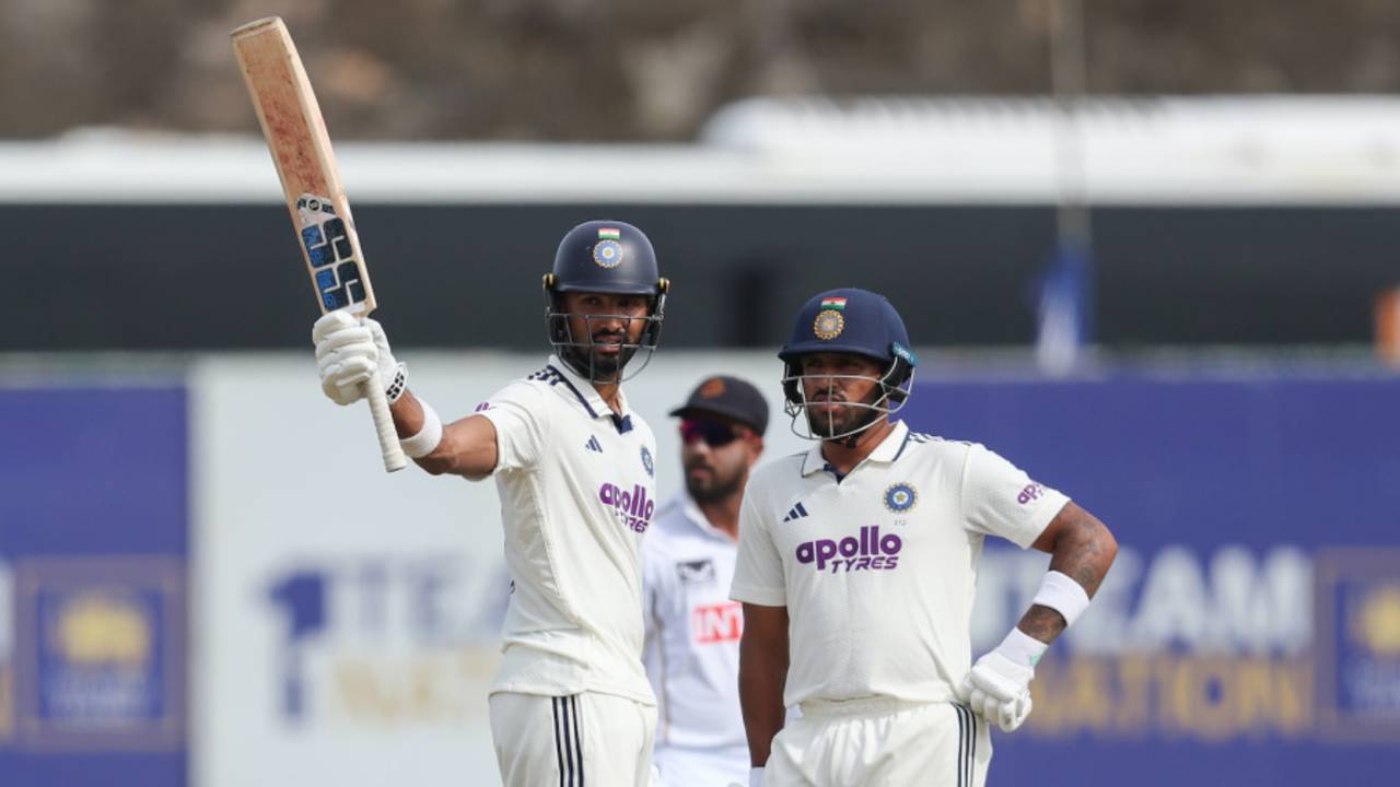 Devdutt Padikkal converted his first Test ton to 150, Sri Lanka vs India, 1st Test, Galle, 2nd day, August 16, 2026