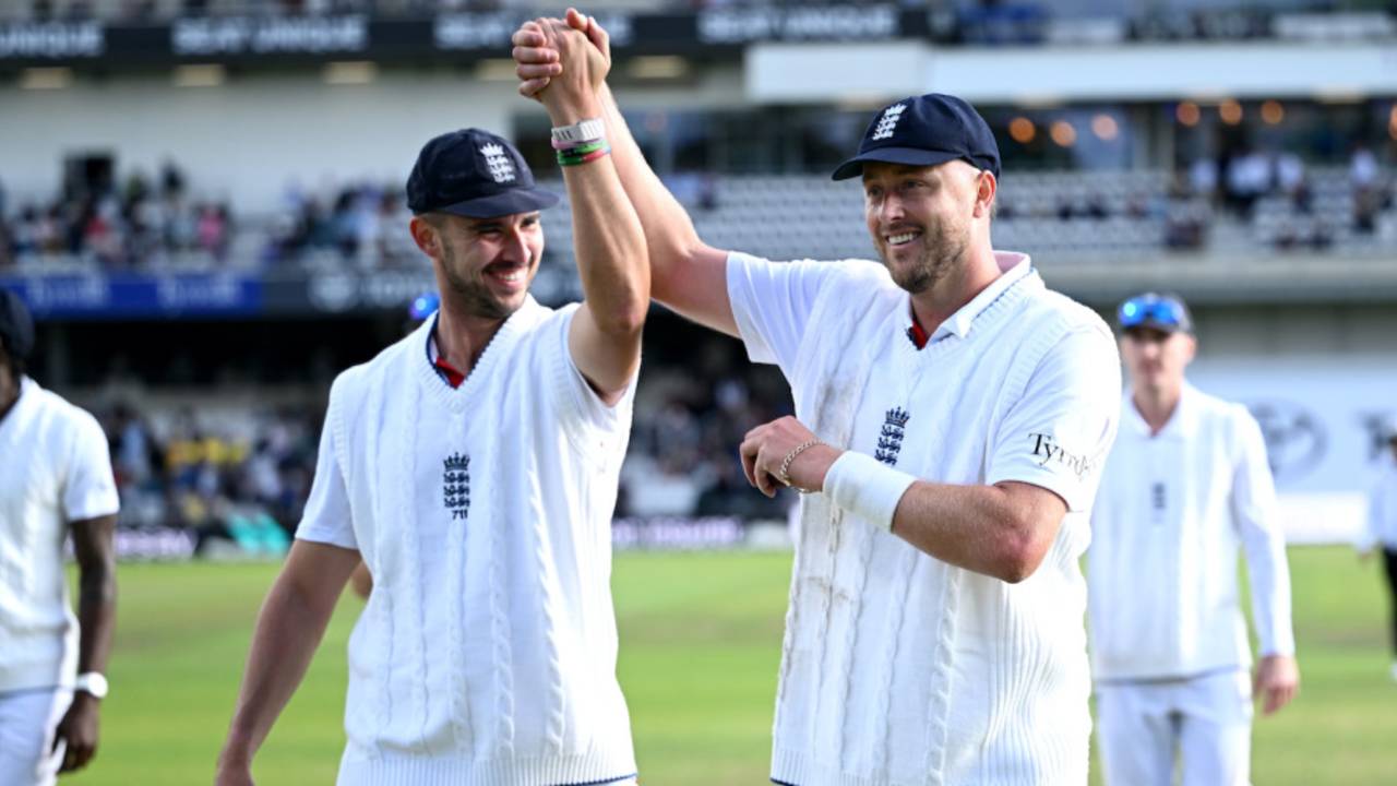 Josh Tongue and Ollie Robinson took five-fors in the first innings, England vs Pakistan, Headingley, 1st Men's Test, Day 1, August 19, 2026