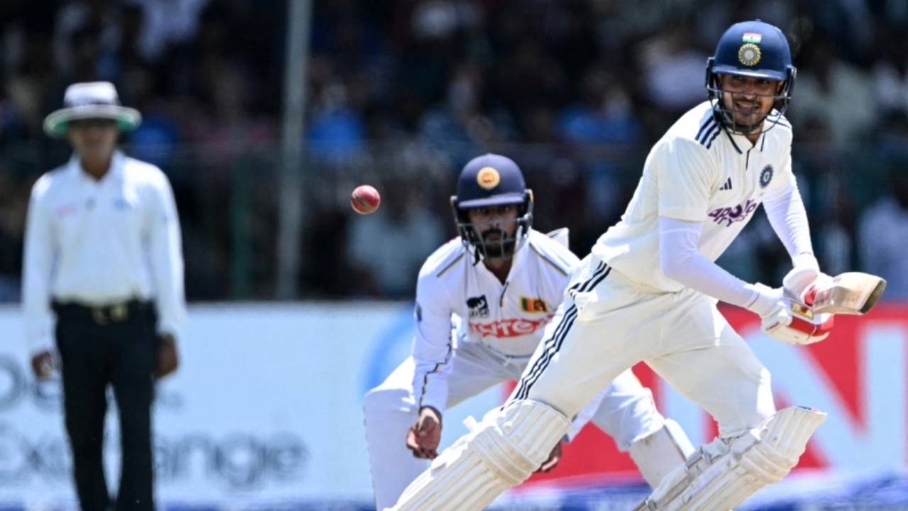 Shubman Gill scored a serene half-century, Sri Lanka vs India, 2nd Test, Day 1, Colombo, August 23, 2026