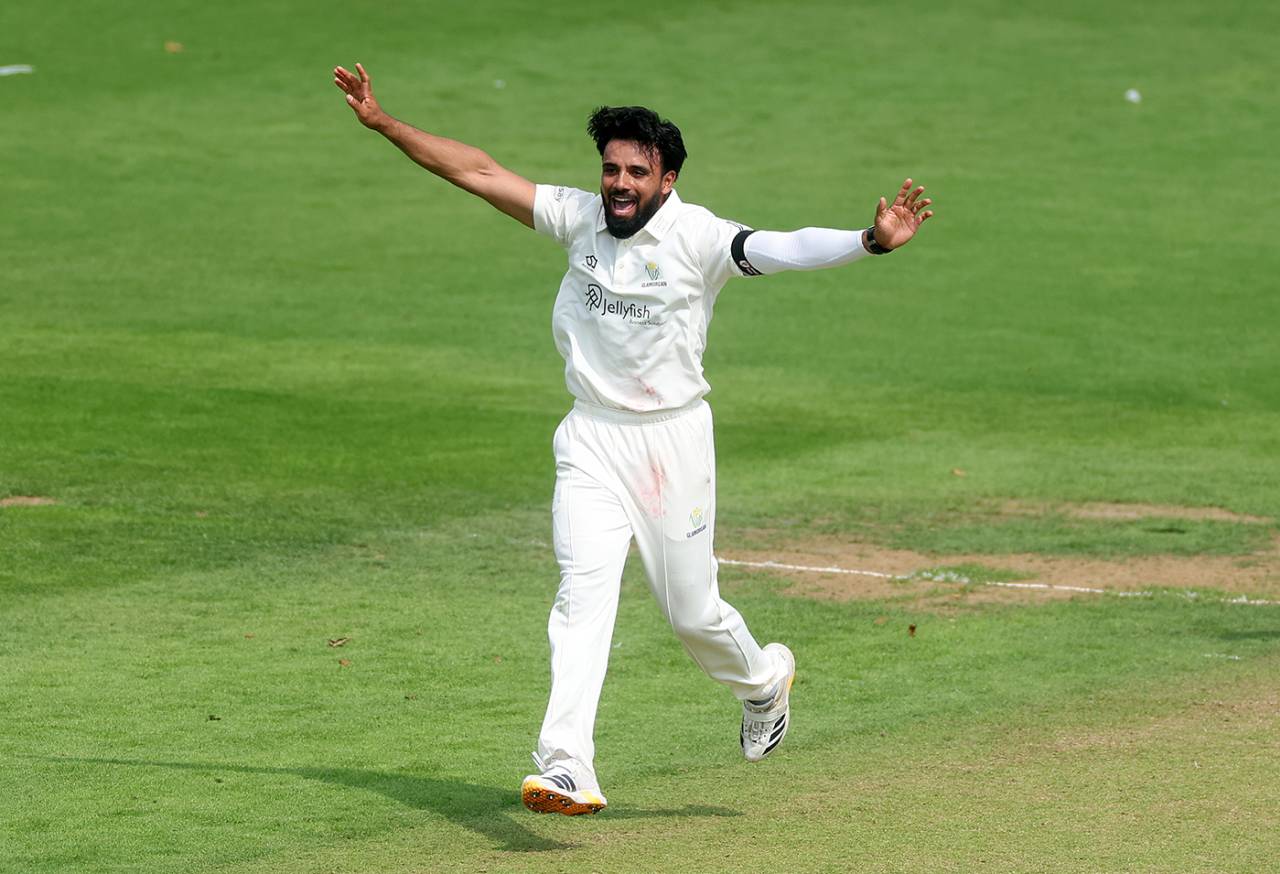 Zain-ul-Hassan was a menace with the ball, Glamorgan vs Hampshire, County Championship, Division One, Cardiff, August 27, 2026