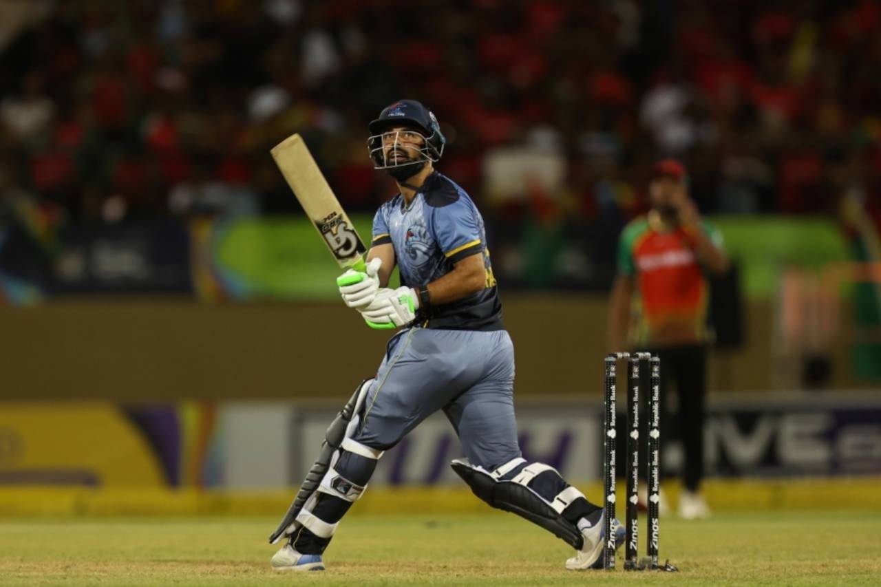 Shadab Khan smashed an unbeaten 30 off just nine balls, Guyana Amazon Warriors vs Antigua and Barbuda Falcons, CPL 2026, Providence, September 9, 2026