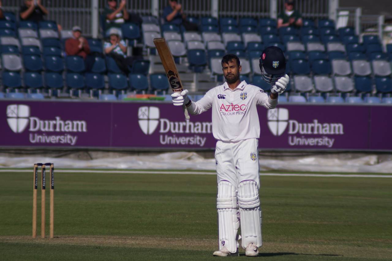 Mayank Agarwal made his first Durham hundred, Durham vs Worcestershire, County Championship, September 15, 2026