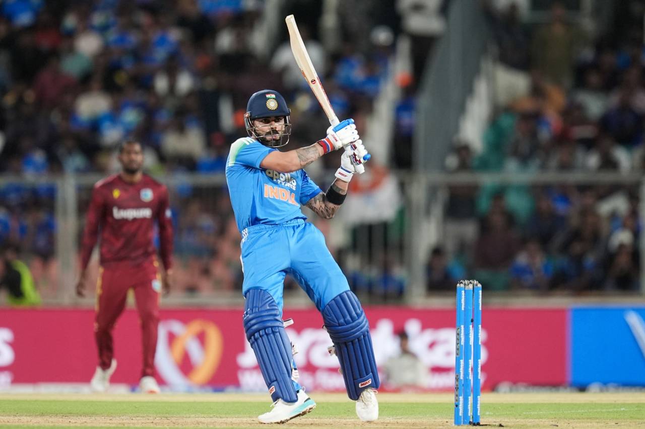 Virat Kohli pulls one away, India vs West Indies, 1st ODI, Thiruvananthapuram, September 27, 2026