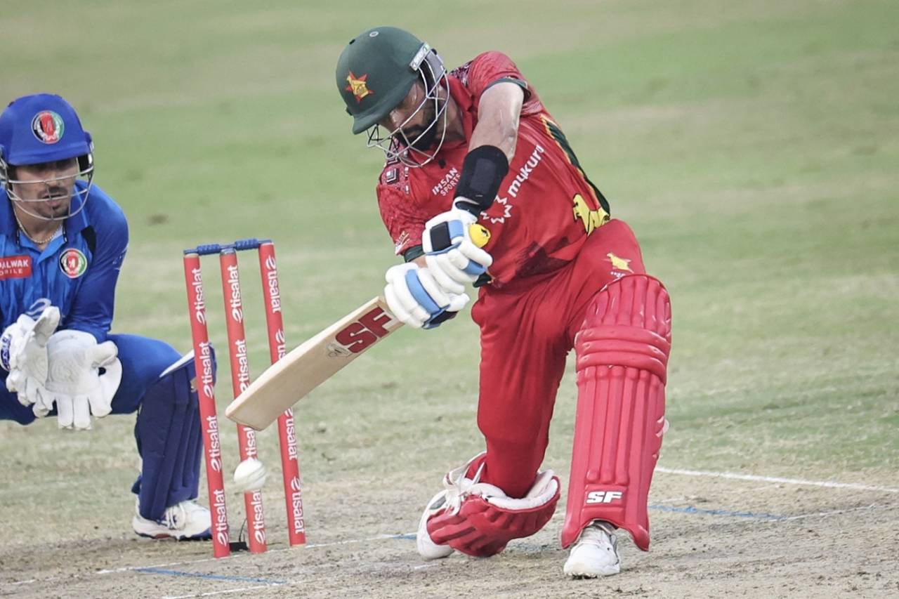 Sikandar Raza fought alone with 68, Afghanistan vs Zimbabwe, Tri-series final, Sharjah, October 23, 2026