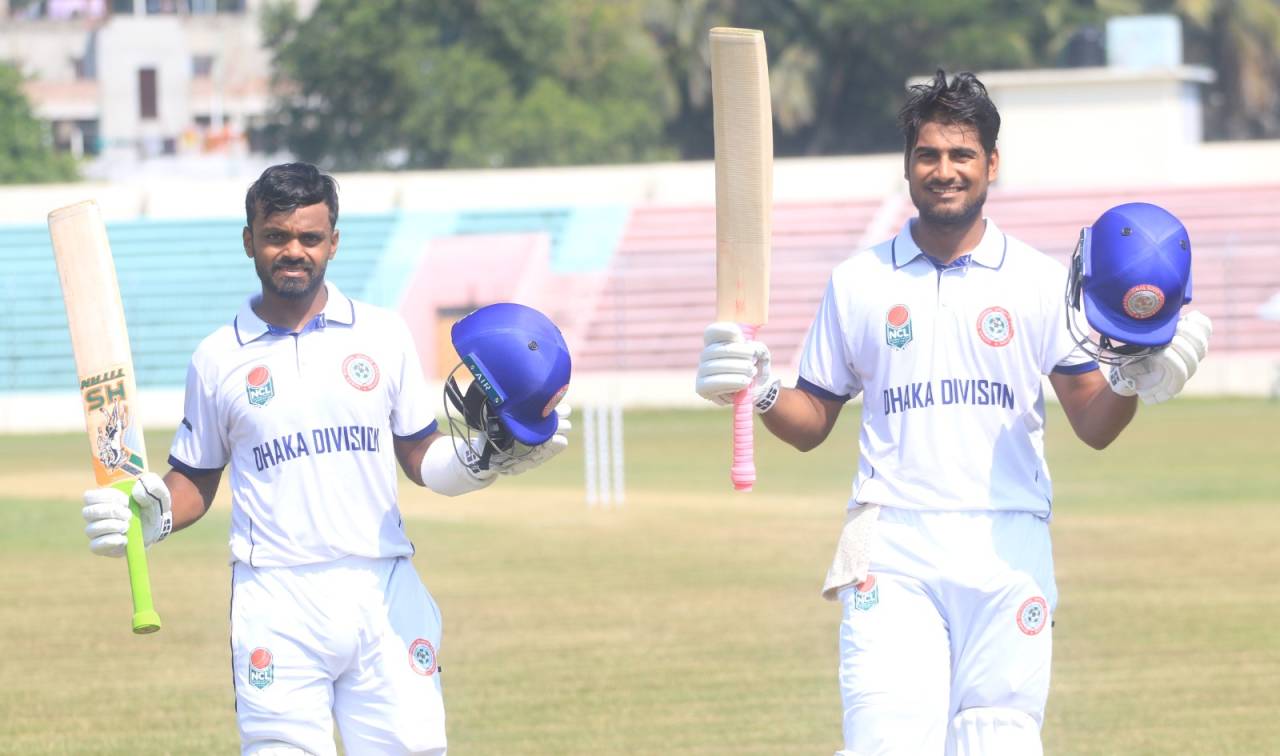 Mahidul Islam Ankon and Mohammad Naim hit centuries, Dhaka Division vs Rajshahi Division, National Cricket League, October 25, 2026