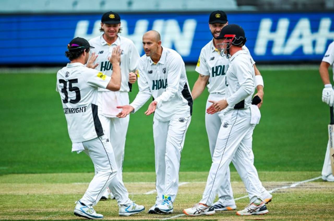 Ashton Agar took three wickets, South Australia vs Western Australia, Sheffield Shield, Adelaide Oval, October 31, 2026