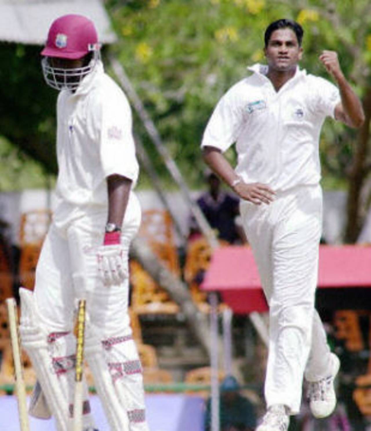 Chris Gayle was one of 11 men to fall for zero in the Kandy Test in 2001-02&nbsp;&nbsp;&bull;&nbsp;&nbsp;Sena Vidanagama/AFP