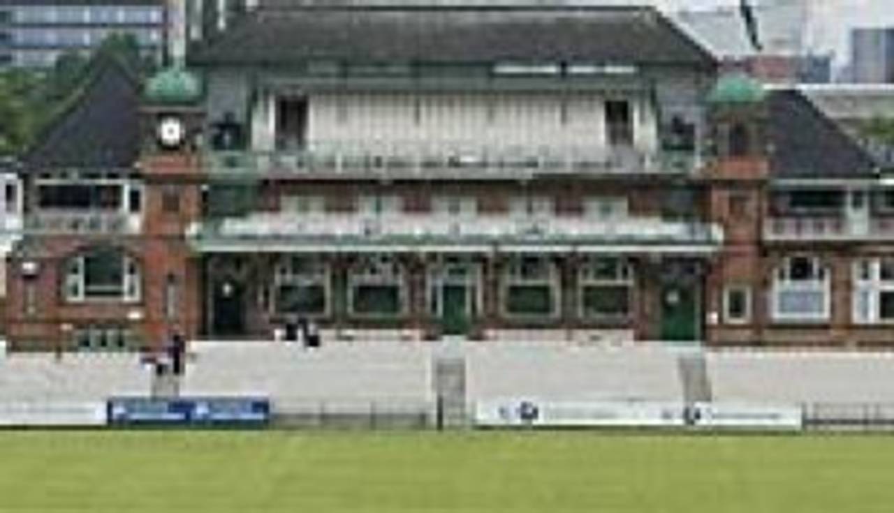 The pavilion at Old Trafford