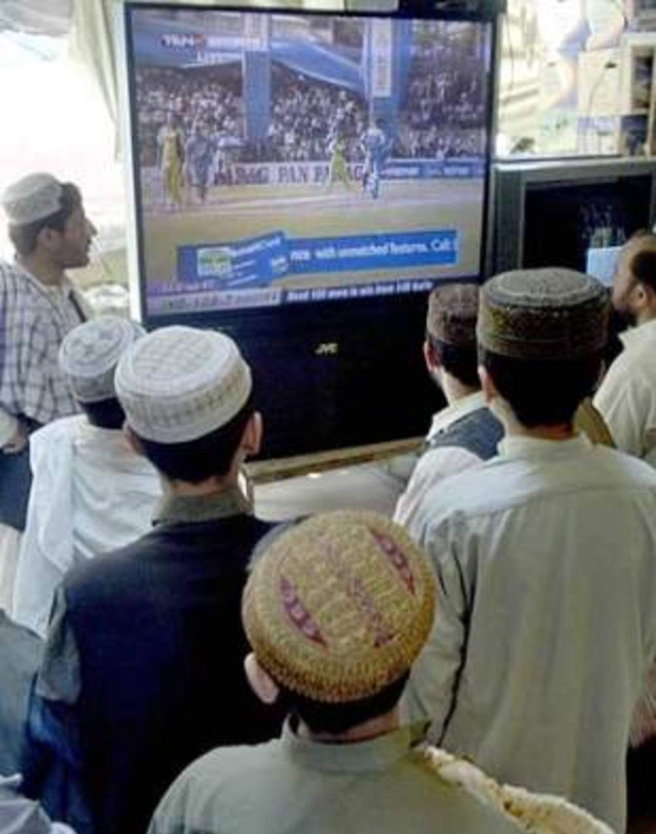 Following the final one-dayer on TV in Pakistan, Lahore, April 18, 2005