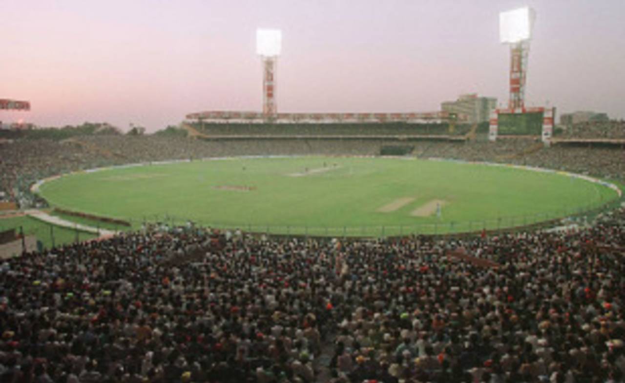 Eden Gardens during the World Cup semi-final, India v Sri Lanka, 1st semi-final, Kolkata, March 15, 1996