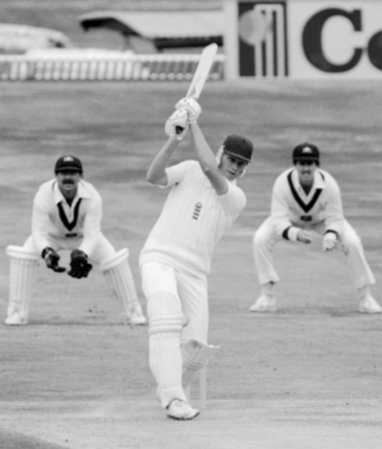Graham Dilley hits out during that game-turning stand with Ian Botham at Headingley in 1981&nbsp;&nbsp;&bull;&nbsp;&nbsp;Getty Images
