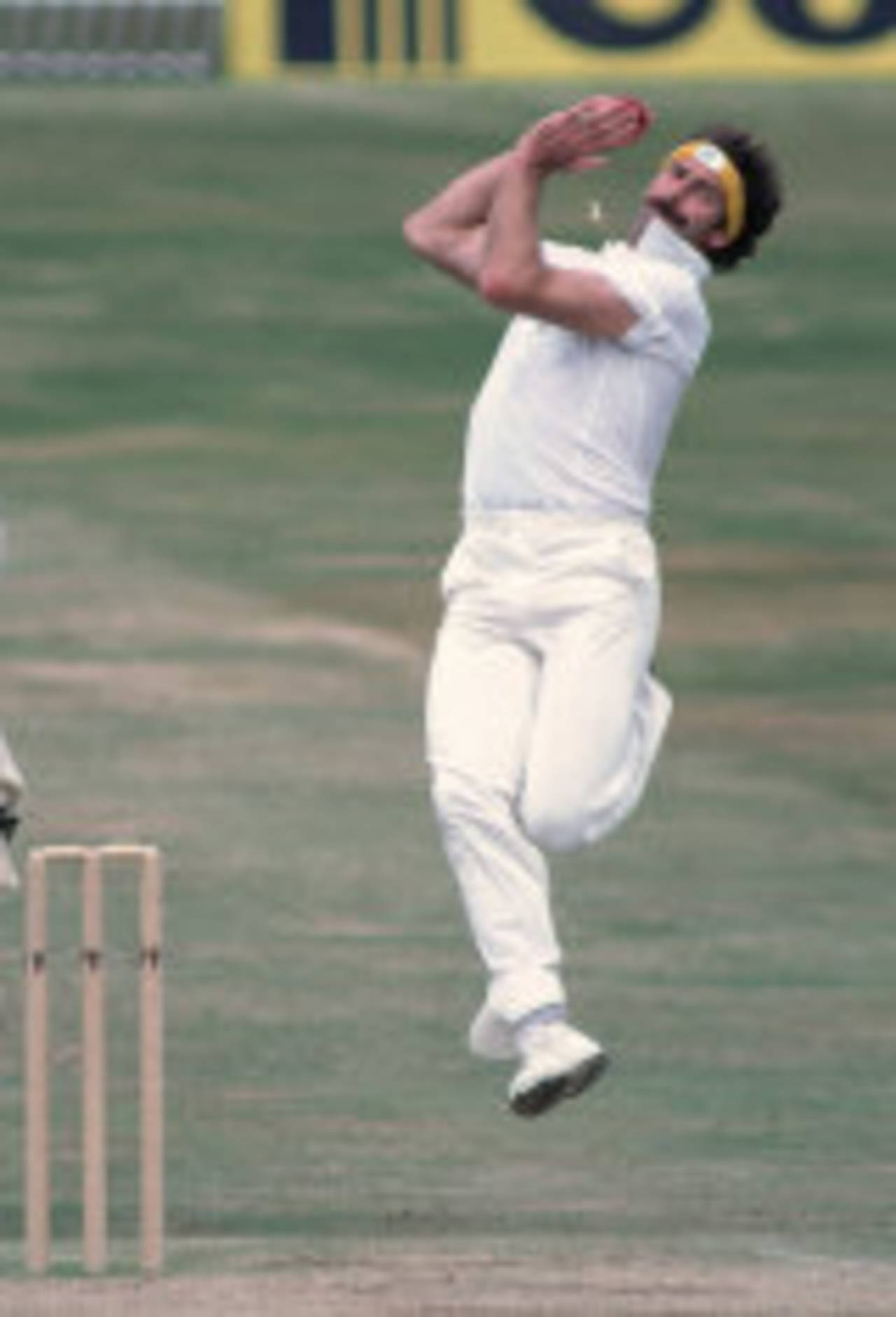 Dennis Lillee in full flight, England v Australia, 3rd Test, Headingley, July 18, 1981