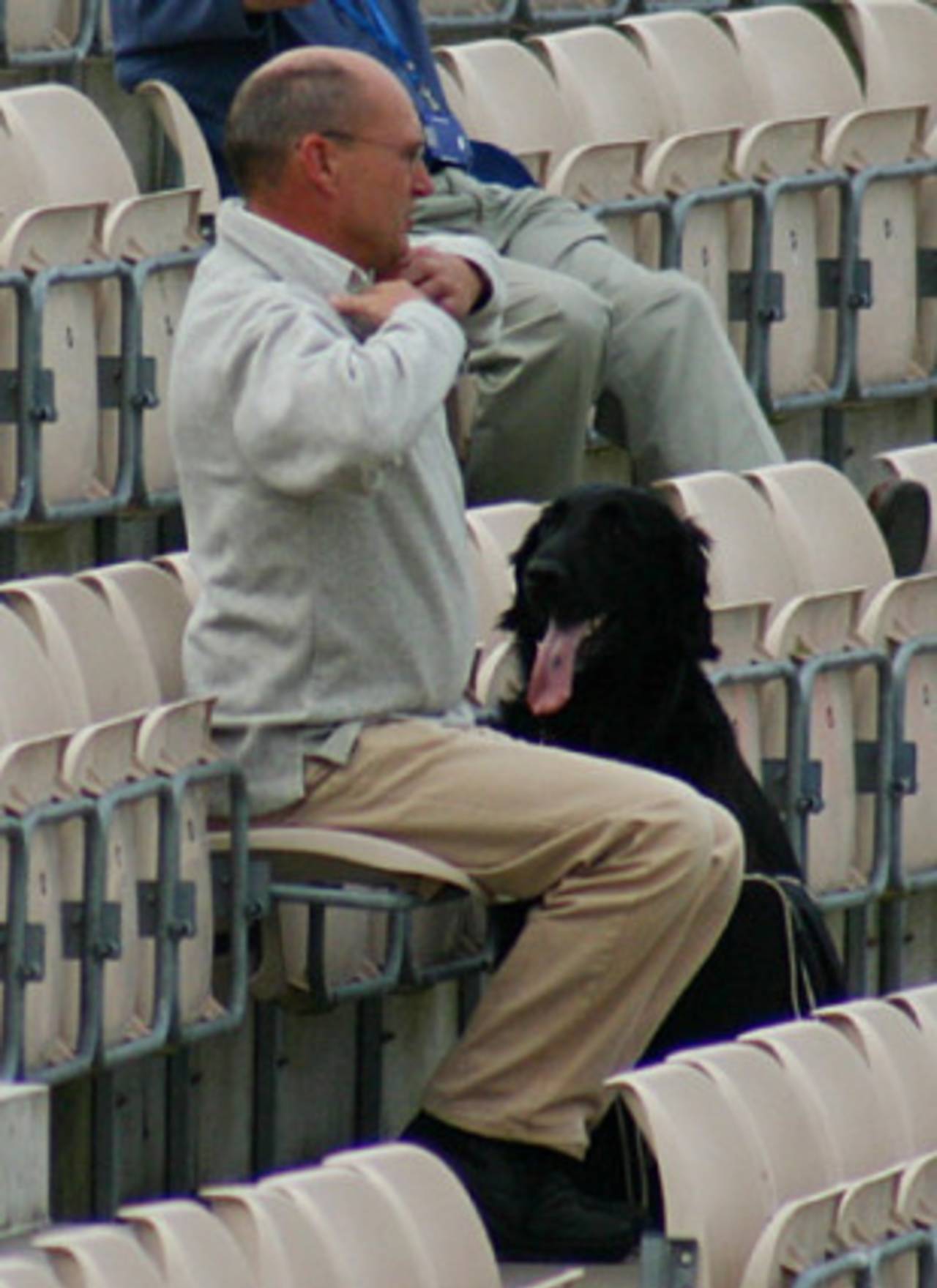 One man and his dog , Hampshire v Nottinghamshire, Southampton, September 21, 2005