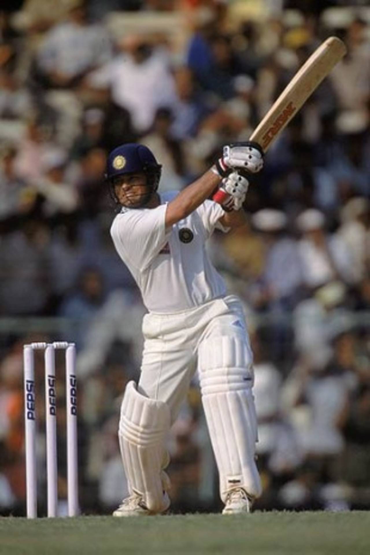 Sachin Tendulkar blasted Australia during his 25th Test century, India v Australia, 3rd Test, Chennai, March, 2001