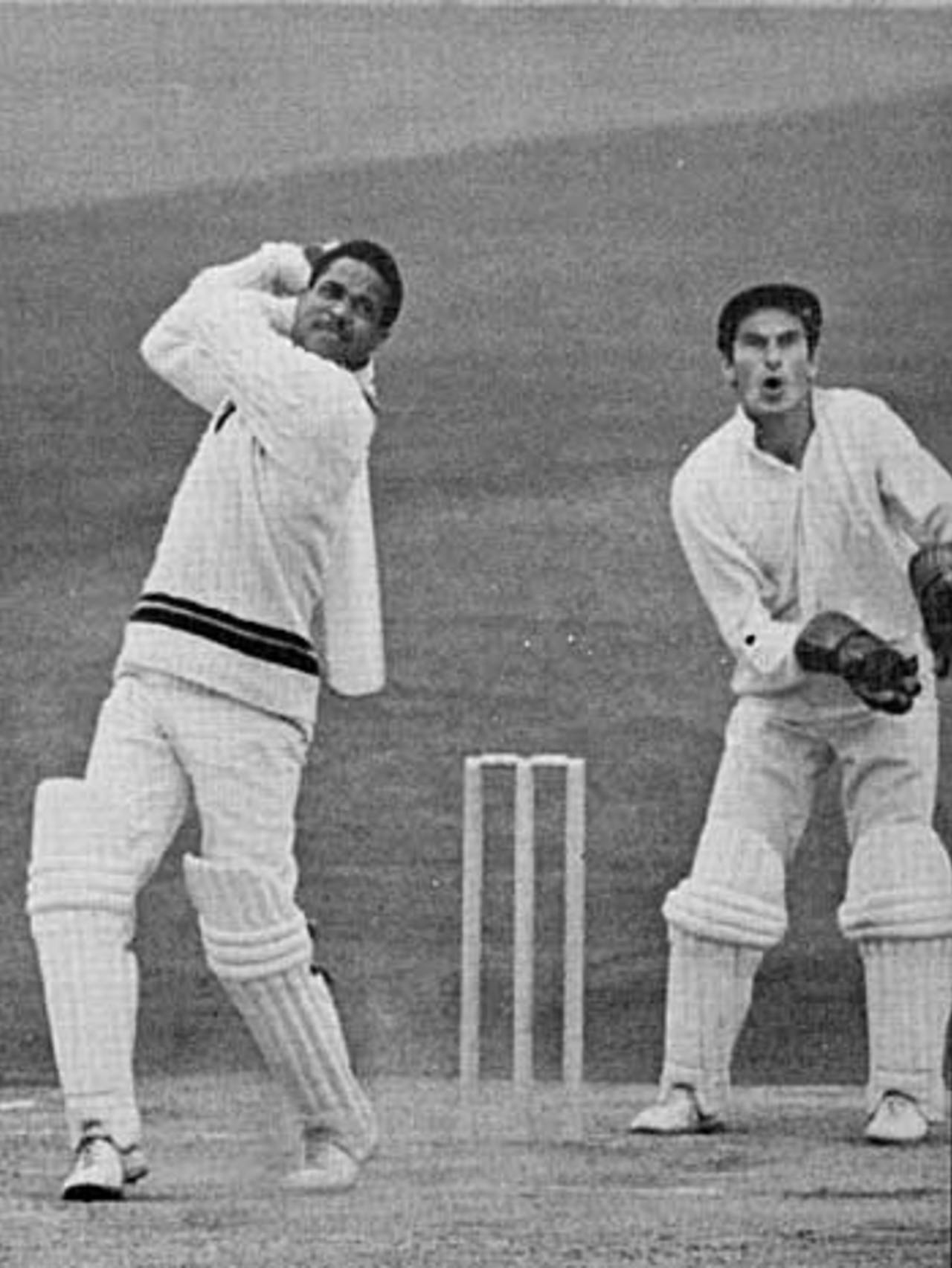 Garry Sobers bludgeons Illingworth for another four, England v West Indies, Old Trafford, June 12, 1969