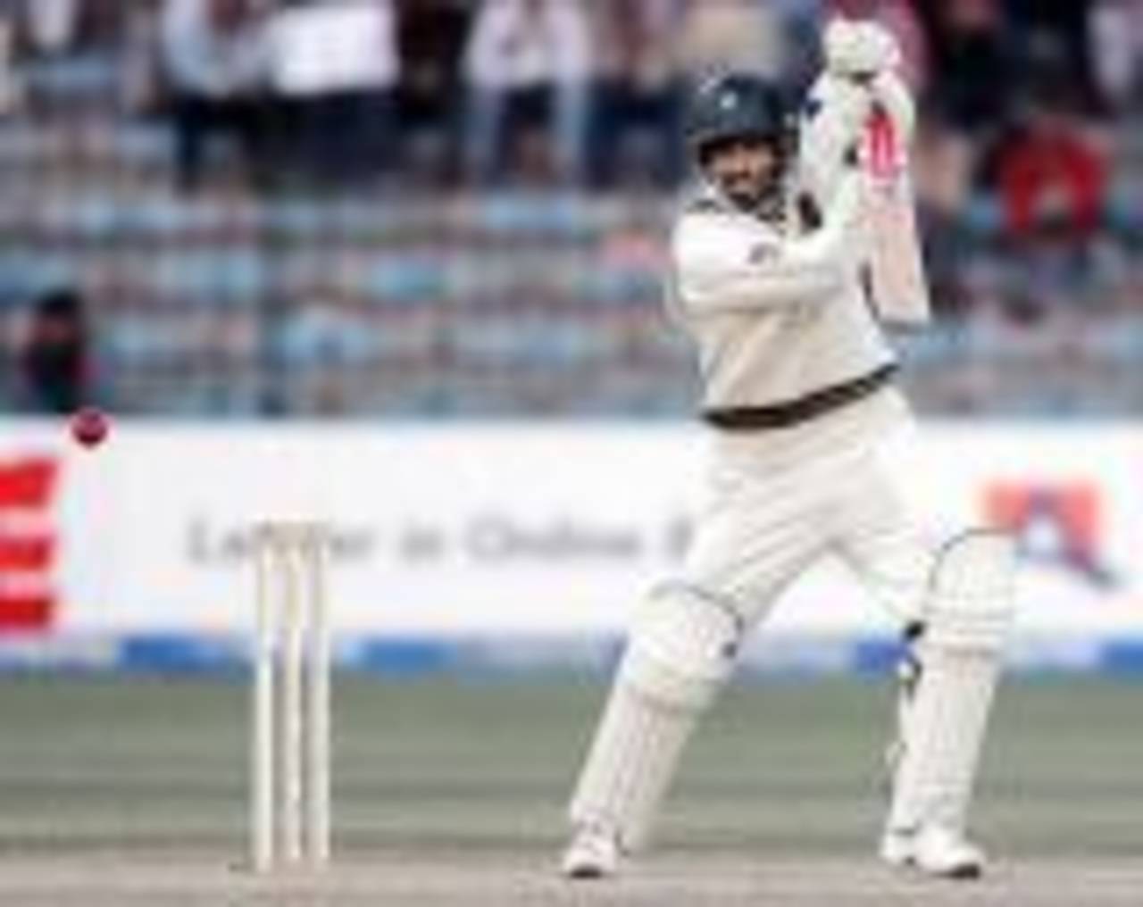 Mohammad Yousuf added to India's woes with a fine innings, Pakistan v India, 1st Test, Lahore, 1st day, January 13, 2005