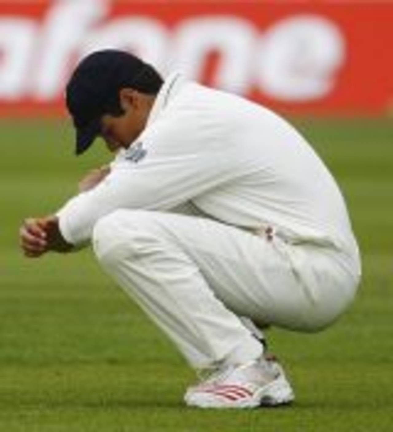 Despair: Alastair Cook drops a dolly in the gully, England v Sri Lanka, 1st Test, Lord's, May 15, 2006