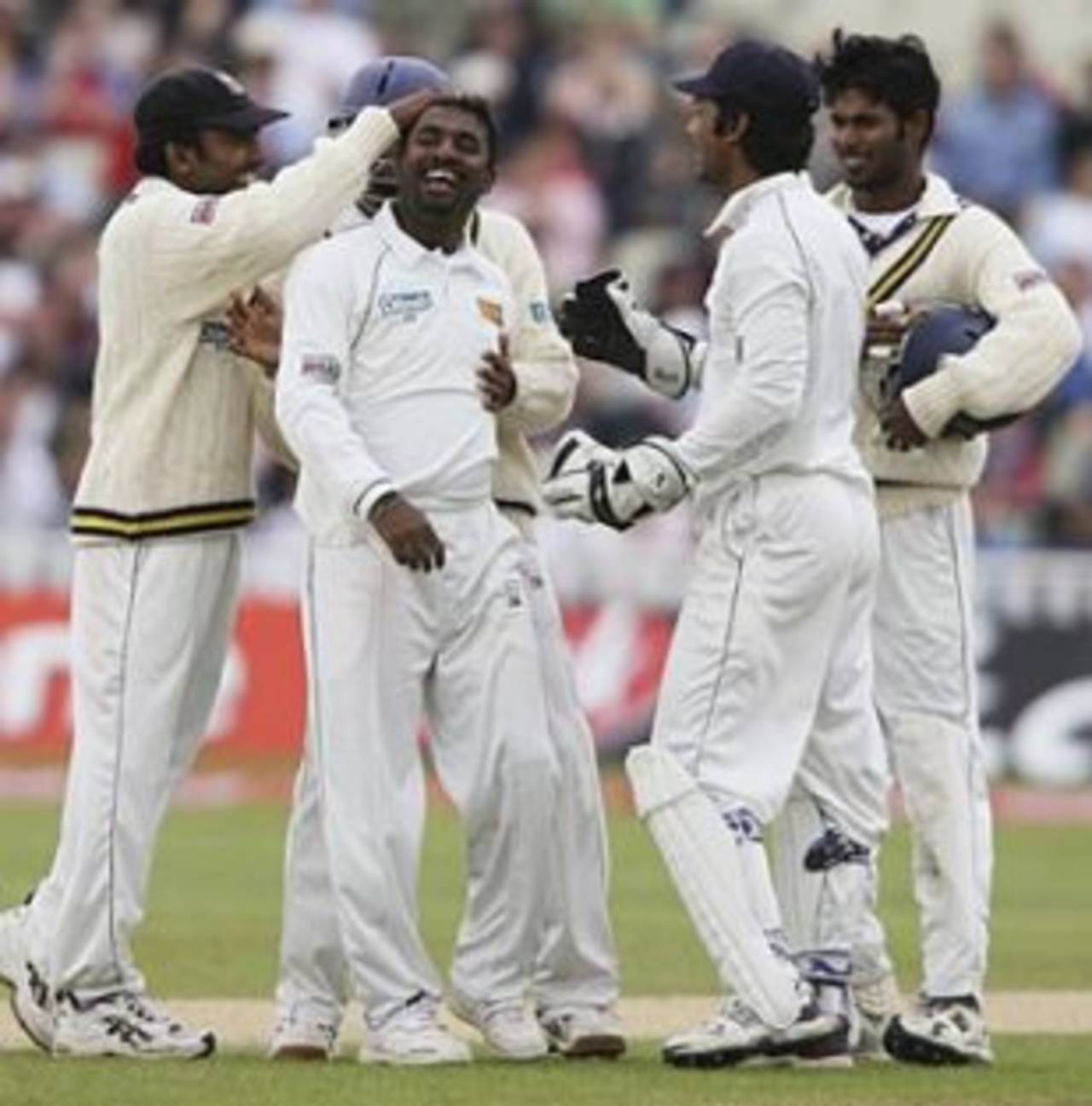 Muttiah Muralitharan grabs yet another wicket, England v Sri Lanka, 2nd Test, Edgbaston, May 28, 2006