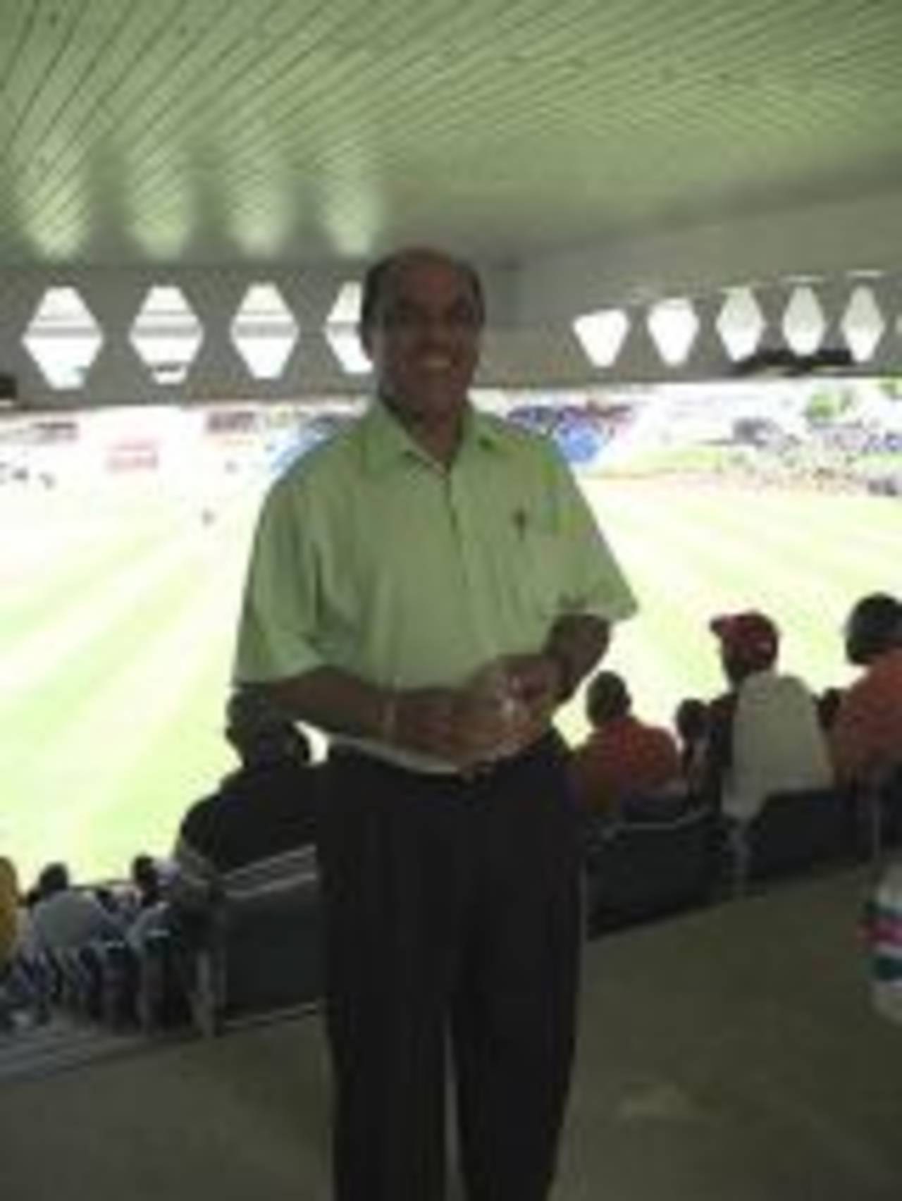 Rangy Nanan reminisces during the St. Kitts Test, West Indies v India, 3rd Test, St Kitts, June 26 2006