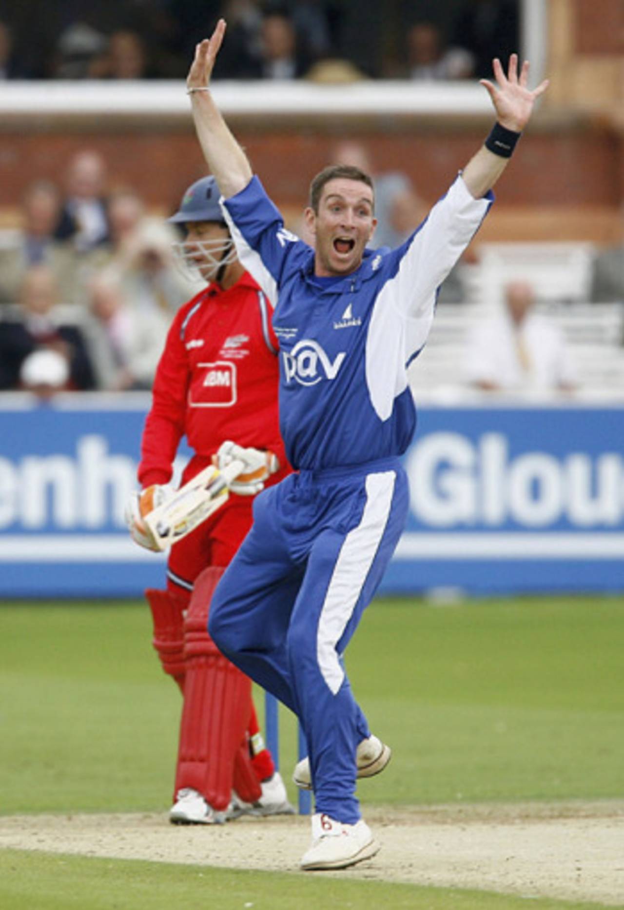 James Kirtley rips out another wicket, Lancashire v Sussex, C&G Trophy Final, Lord's, August 26, 2006