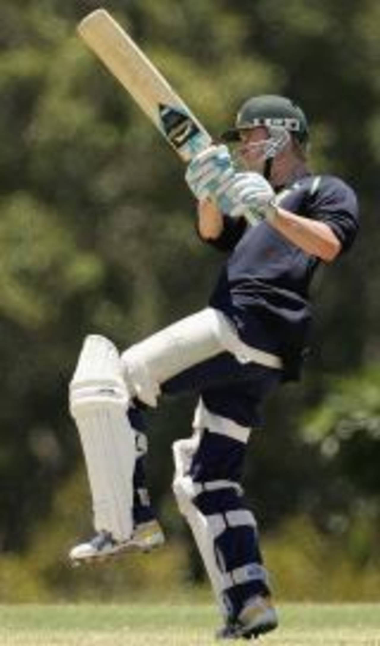 Michael Clarke batting during Australia's practice session, Brisbane, November 20, 2006