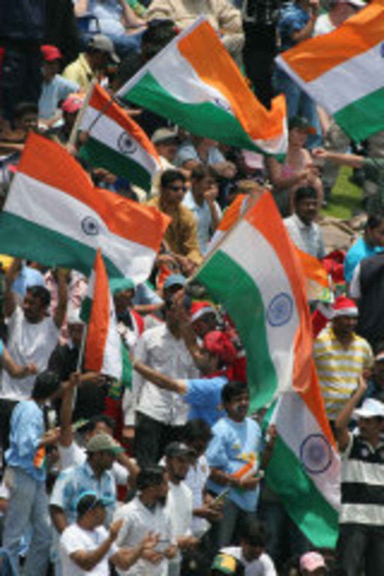 Indian support at Centurion, South Africa v India, 5th ODI, Centurion, December 3, 2006