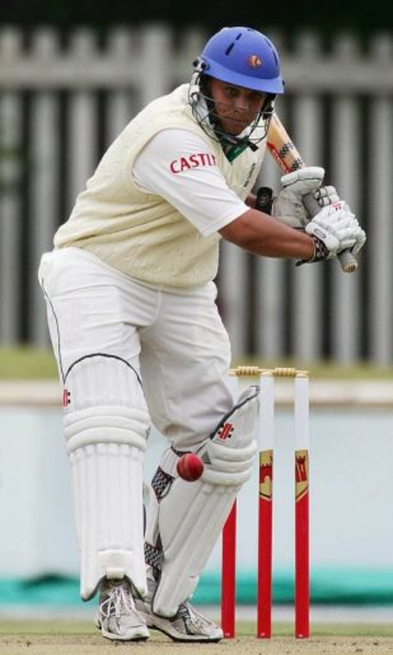 Vaughn van Jaarsveld gets ready to drive, Rest of South Africa v Indians, 2nd day, Potchefstroom, December 8, 2006
