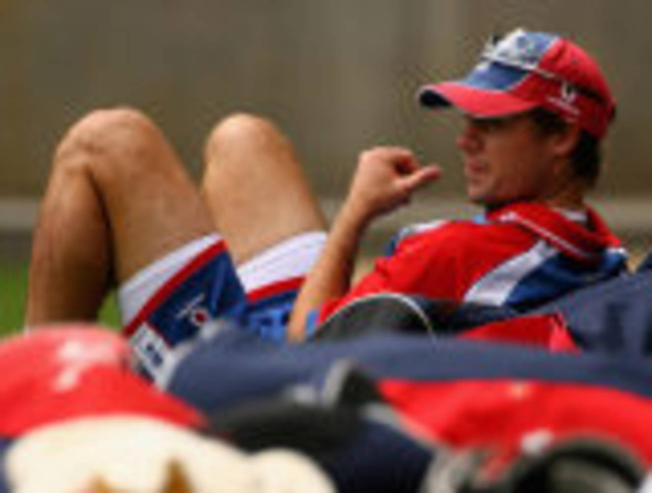 Watching brief: Geraint Jones looks on as England practise, Melbourne, December 24, 2006