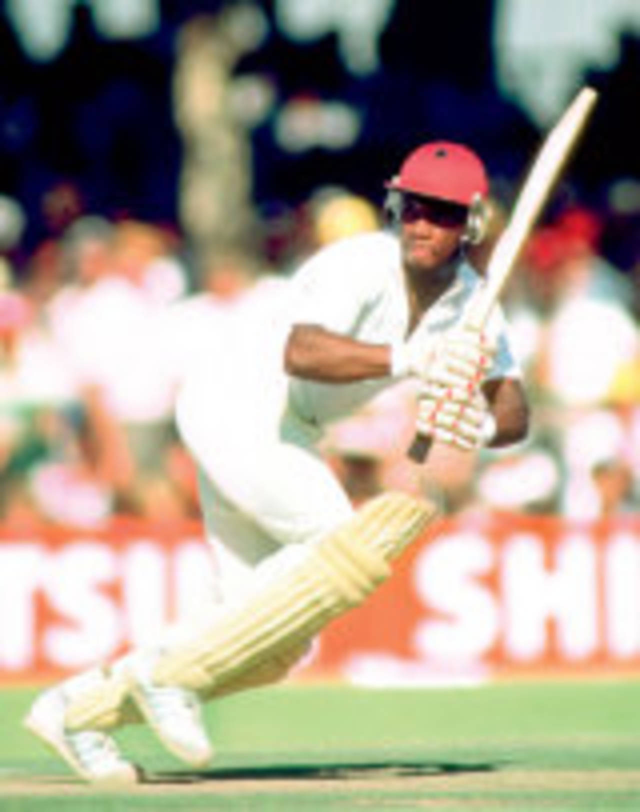 Emmerson Trotman batting at Cape Town during the West Indies rebel tour of South Africa, January 15, 1983