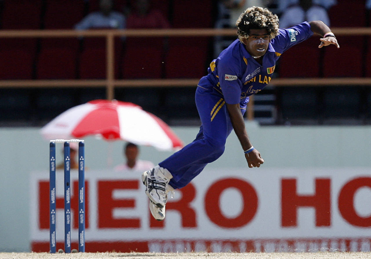 Lasith Malinga's four wickets in four balls almost snatched the game away from a poised-to-win South Africa&nbsp;&nbsp;&bull;&nbsp;&nbsp;Prakash Singh/AFP/Getty Images